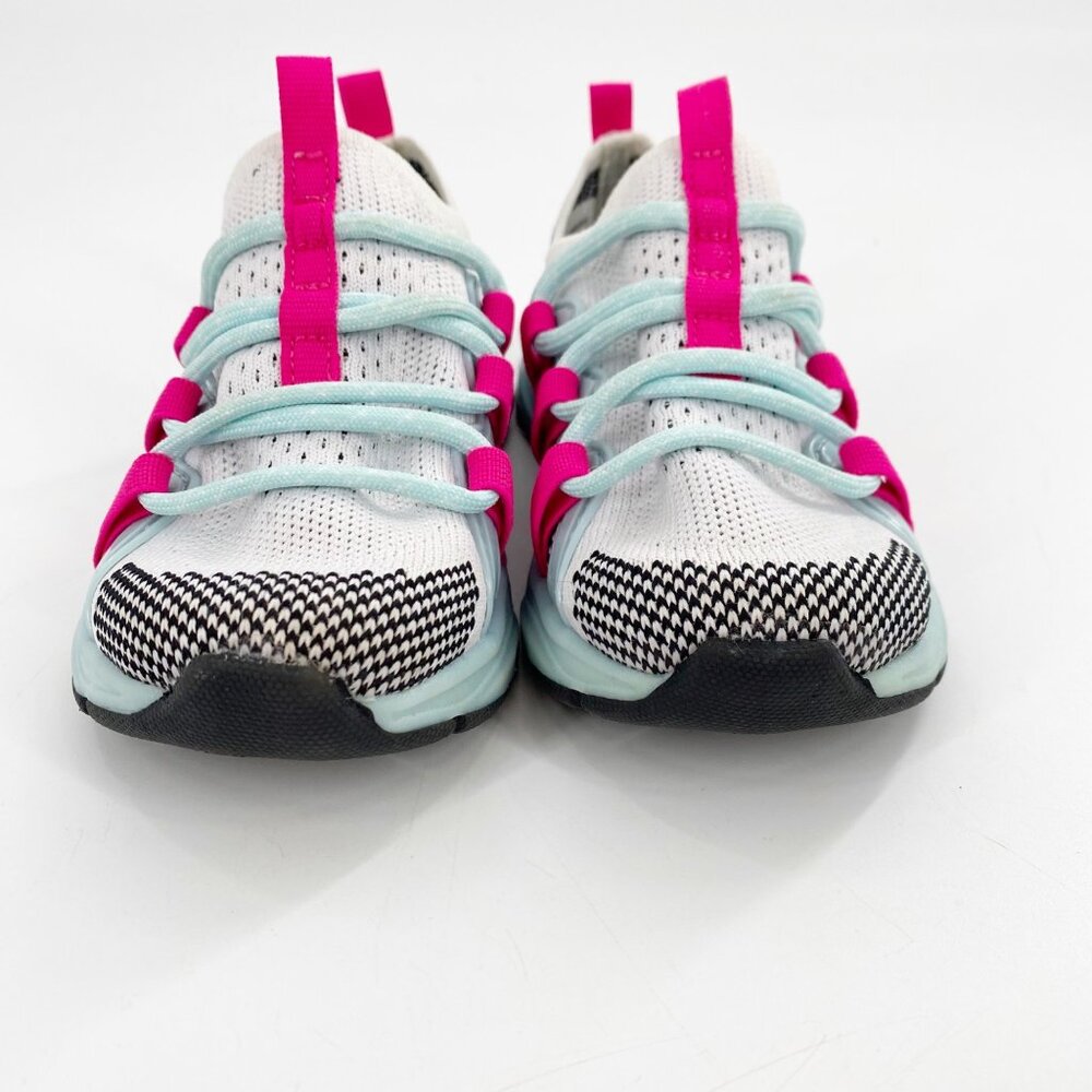 Athletic Works Slip On Cage Knit Sneakers Girls Size 8 - Picture 3 of 7
